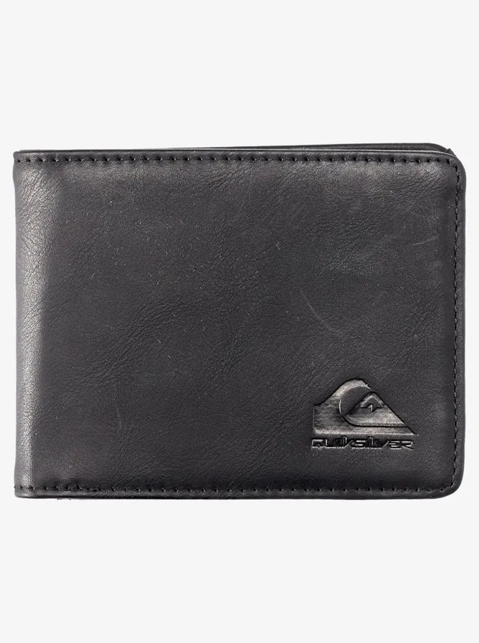 Men Quiksilver Wallets Slim Rays BiFold Wallet Black