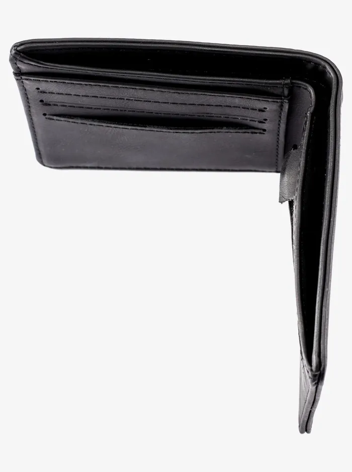 Men Quiksilver Wallets Slim Rays BiFold Wallet Black