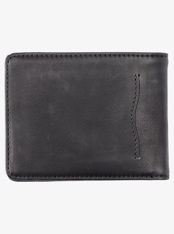 Men Quiksilver Wallets Slim Rays BiFold Wallet Black