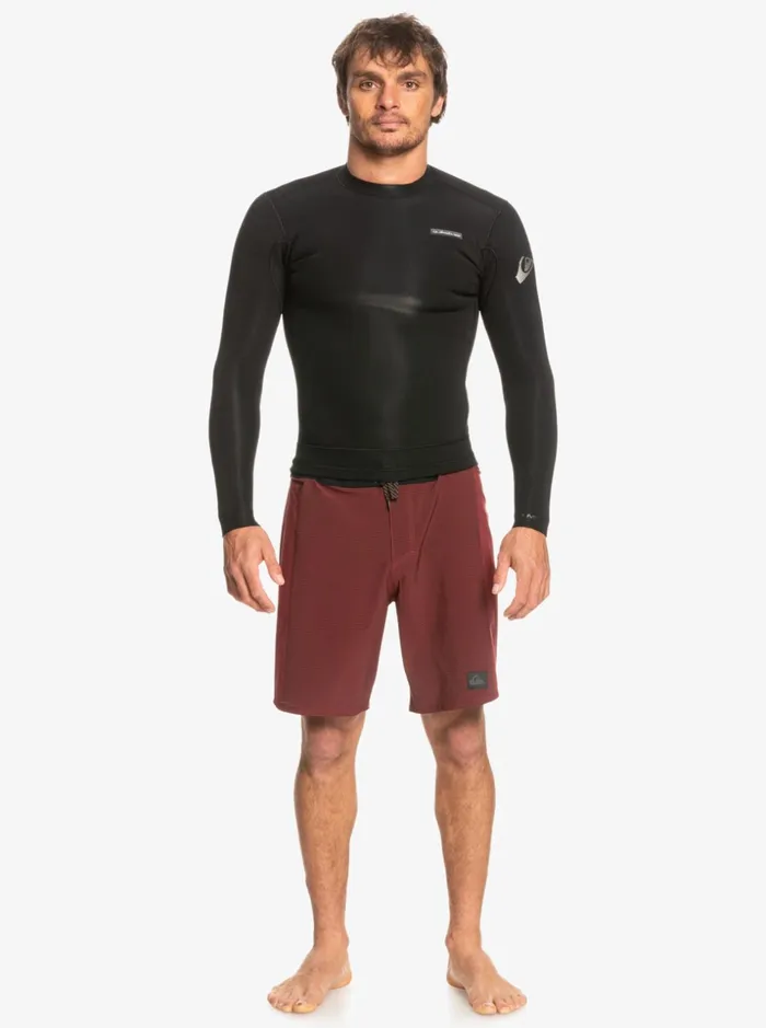 Men Quiksilver Wetsuits 2mm Everyday Sessions Long Sleeve Wetsuit Jacket Black