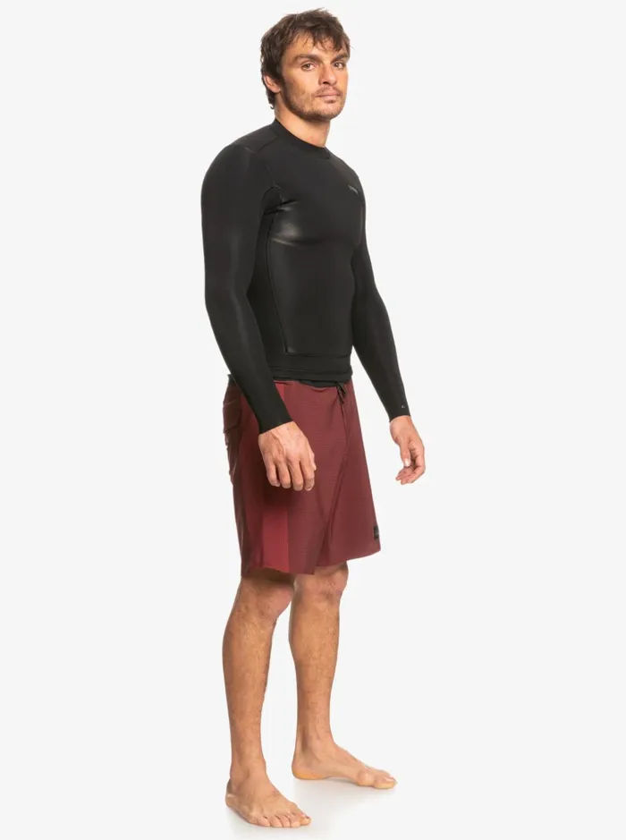 Men Quiksilver Wetsuits 2mm Everyday Sessions Long Sleeve Wetsuit Jacket Black