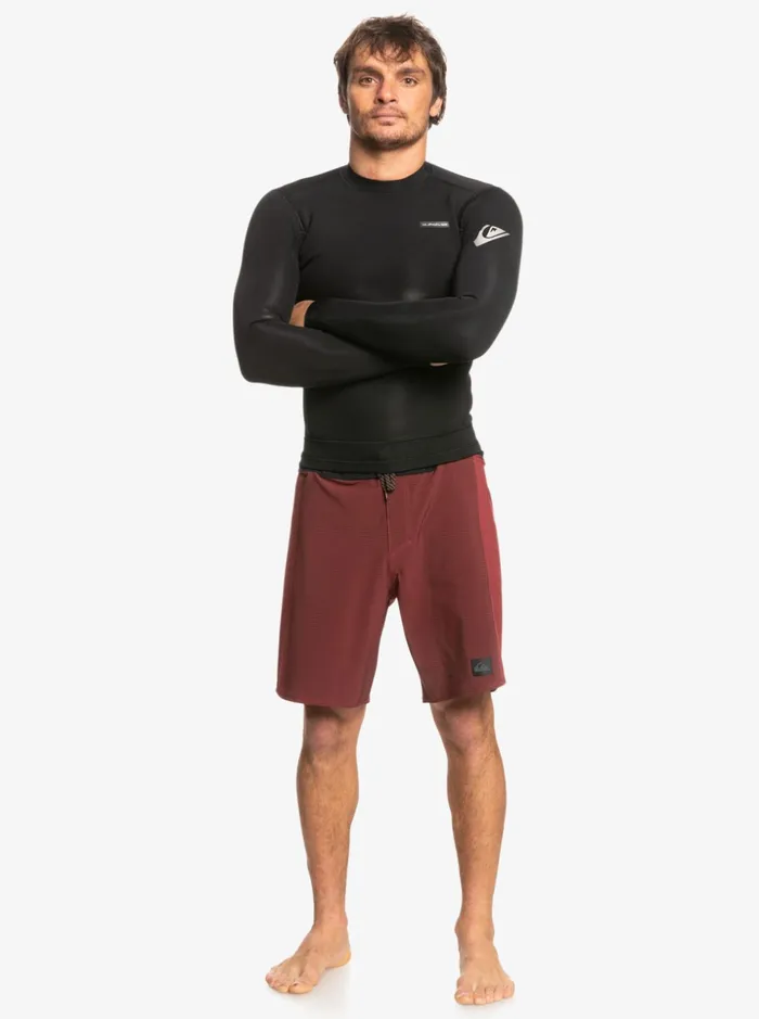Men Quiksilver Wetsuits 2mm Everyday Sessions Long Sleeve Wetsuit Jacket Black
