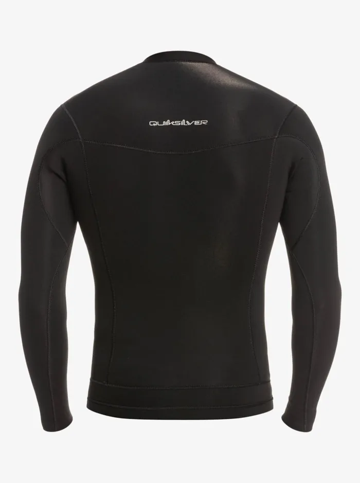 Men Quiksilver Wetsuits 2mm Everyday Sessions Long Sleeve Wetsuit Jacket Black