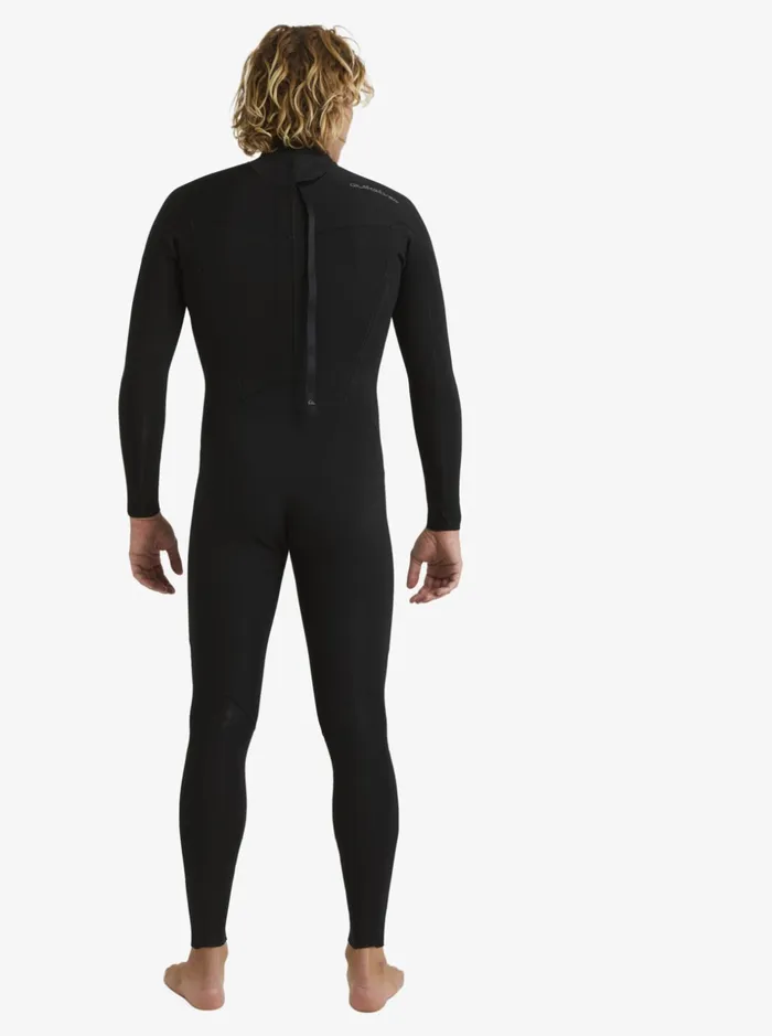 Men Quiksilver Wetsuits 32 Everyday Sessions Back Zip Wetsuit Black