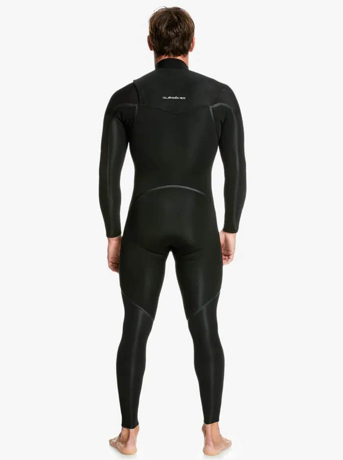 Men Quiksilver Wetsuits 32mm Everyday Sessions Chest Zip Wetsuit Black Men Quiksilver Wetsuits 32mm Everyday Sessions Chest Zip Wetsuit Black