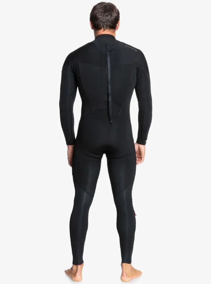 Men Quiksilver Wetsuits 43 Everyday Sessions BackZip Wetsuit Black Men Quiksilver Wetsuits 43 Everyday Sessions BackZip Wetsuit Black