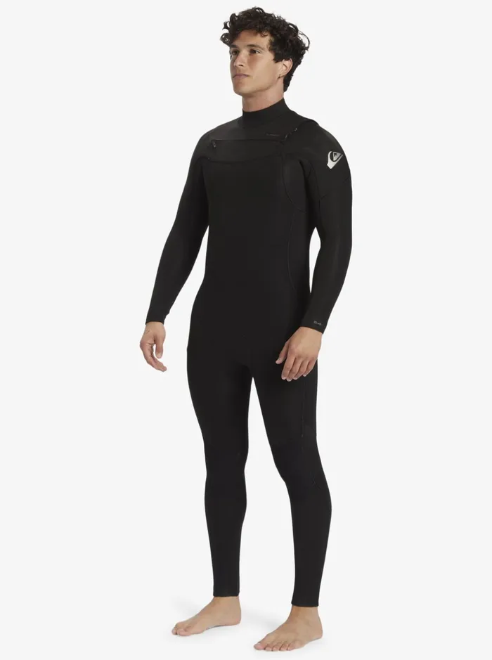 Men Quiksilver Wetsuits 543 Everyday Sessions ChestZip Wetsuit Black Men Quiksilver Wetsuits 543 Everyday Sessions ChestZip Wetsuit Black