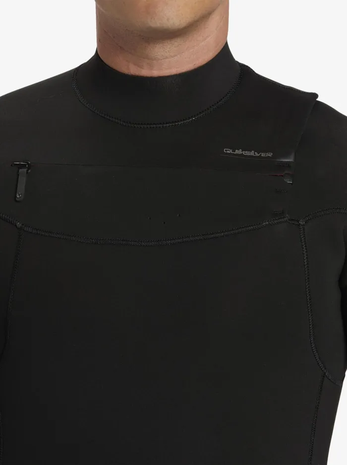 Men Quiksilver Wetsuits 543 Everyday Sessions ChestZip Wetsuit Black Men Quiksilver Wetsuits 543 Everyday Sessions ChestZip Wetsuit Black
