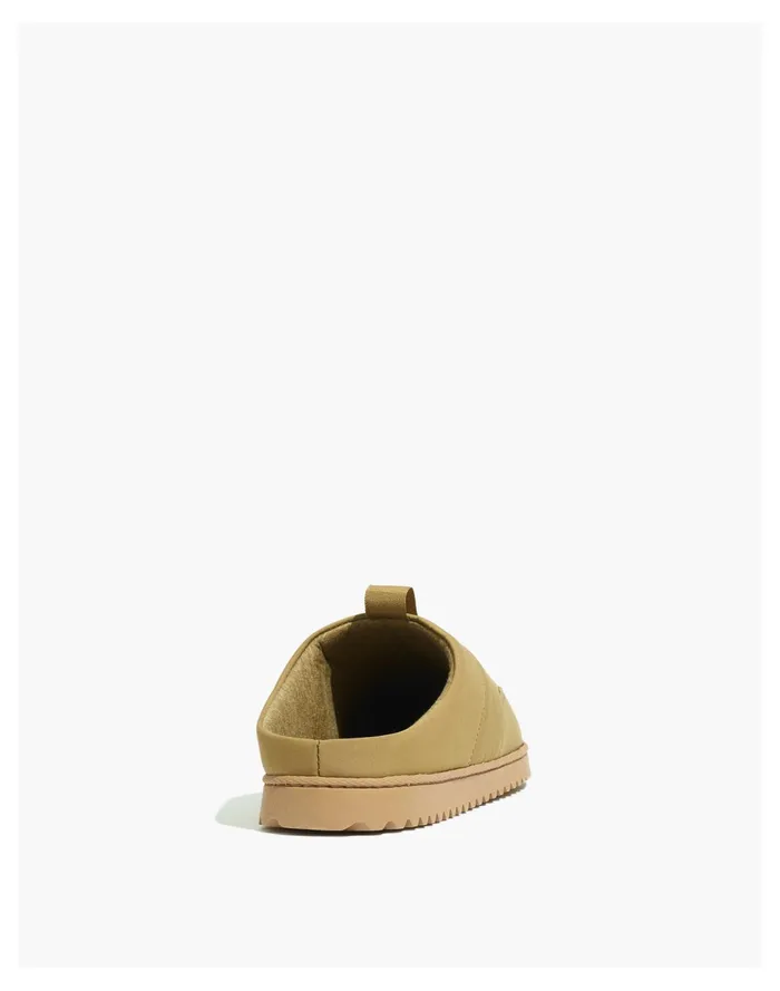 Men Quilted Nylon Slippers Olive Surplus Madewell Slippers Men Quilted Nylon Slippers Olive Surplus Madewell Slippers