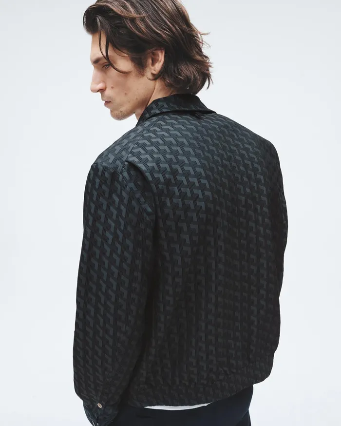 Men Rag and Bone Coats and Jackets Irving Italian Jacquard Jacket Navy Gemma Geo Men Rag and Bone Coats and Jackets Irving Italian Jacquard Jacket Navy Gemma Geo