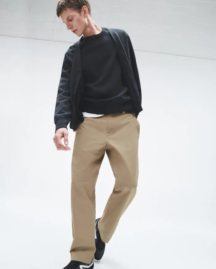 Men Rag and Bone Pants Haydon Cotton Nylon Pant Dark Taupe