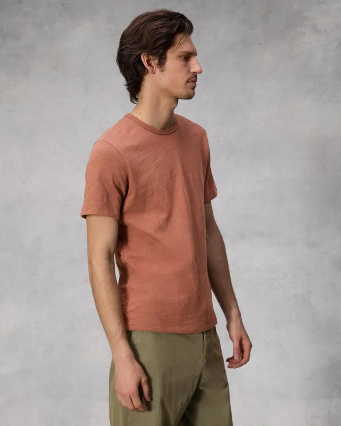 Men Rag and Bone TShirts Classic Flame Tee Clay