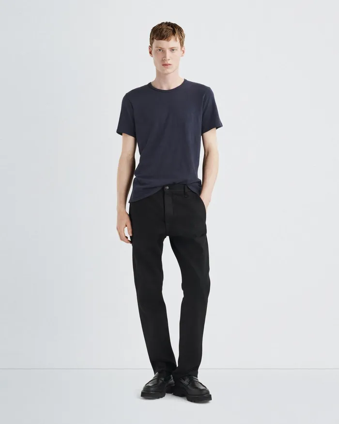 Men Rag and Bone TShirts Classic Flame Tee Deep Navy Men Rag and Bone TShirts Classic Flame Tee Deep Navy