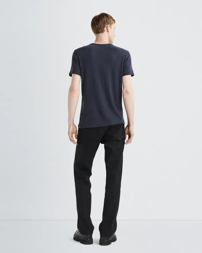 Men Rag and Bone TShirts Classic Flame Tee Deep Navy Men Rag and Bone TShirts Classic Flame Tee Deep Navy