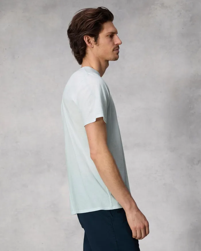 Men Rag and Bone TShirts Zero Gravity Classic Tee Sky Blue Men Rag and Bone TShirts Zero Gravity Classic Tee Sky Blue