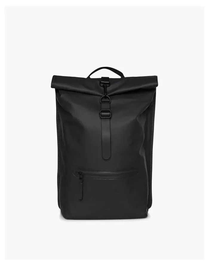 Men Rains Rolltop Rucksack Black Madewell Bags