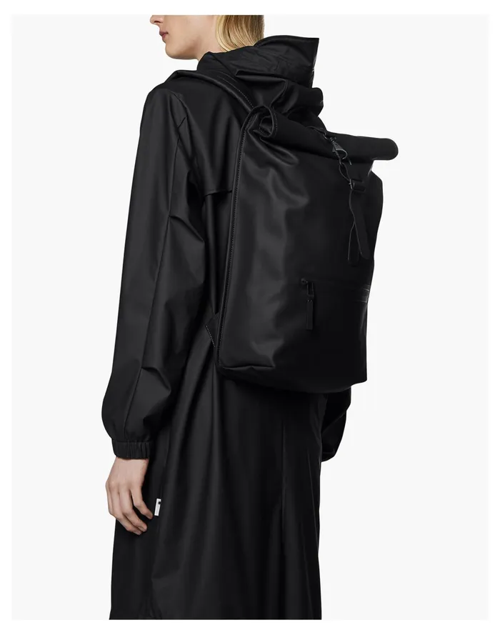 Men Rains Rolltop Rucksack Black Madewell Bags Men Rains Rolltop Rucksack Black Madewell Bags