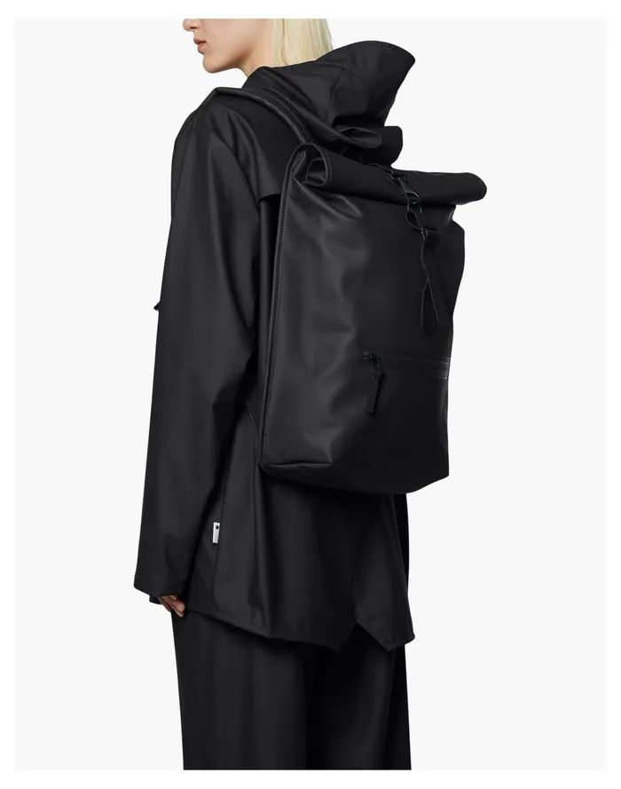 Men Rains Rolltop Rucksack Black Madewell Bags Men Rains Rolltop Rucksack Black Madewell Bags