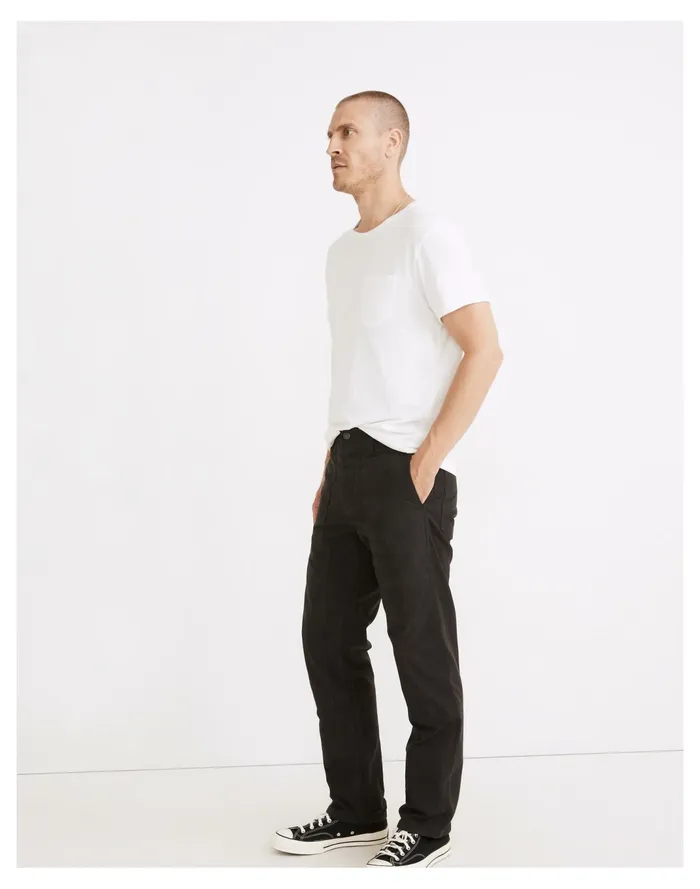 Men Relaxed Straight Workwear Pants Black Coal Madewell Pants Men Relaxed Straight Workwear Pants Black Coal Madewell Pants