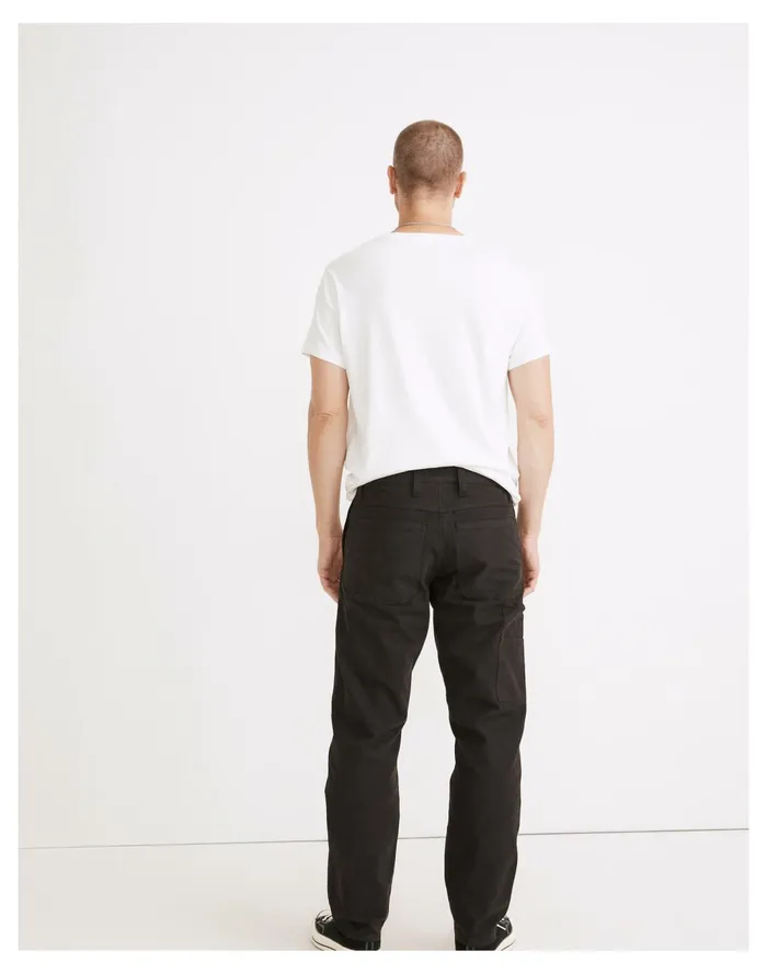 Men Relaxed Straight Workwear Pants Black Coal Madewell Pants Men Relaxed Straight Workwear Pants Black Coal Madewell Pants