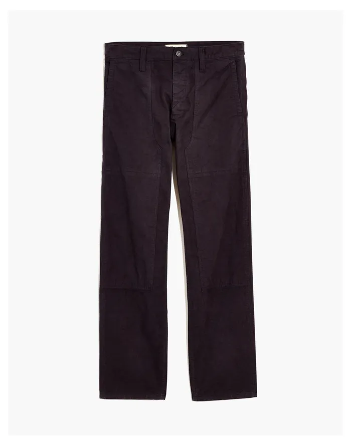 Men Relaxed Straight Workwear Pants Black Coal Madewell Pants Men Relaxed Straight Workwear Pants Black Coal Madewell Pants