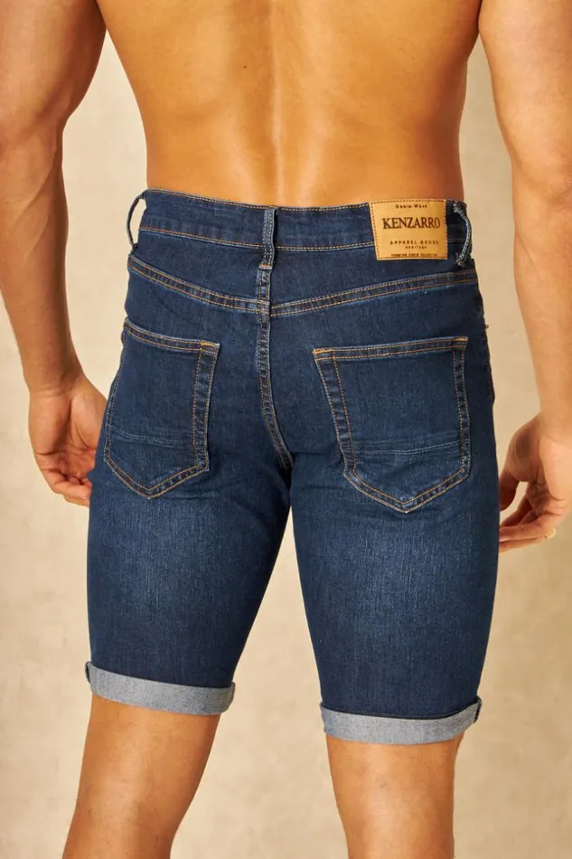 Men Short Bleu Brut Blue Brentiny Paris Shorts