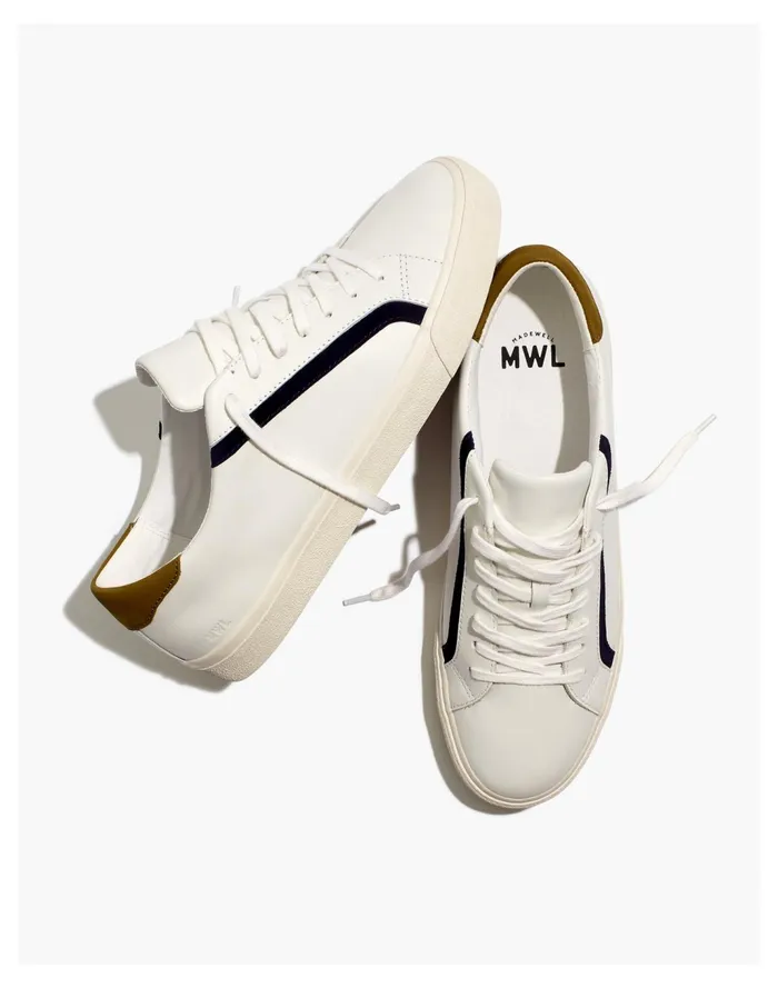 Men Sidewalk Low Top Sneakers In Leather Spiced Olive Multi Madewell Sneakers Men Sidewalk Low Top Sneakers In Leather Spiced Olive Multi Madewell Sneakers