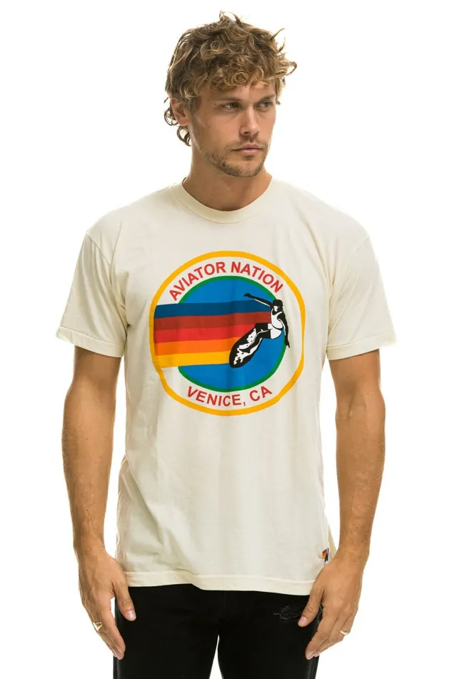 Men SIGNATURE TEE 8211 VINTAGE WHITE Aviator Nation Tees Men SIGNATURE TEE 8211 VINTAGE WHITE Aviator Nation Tees