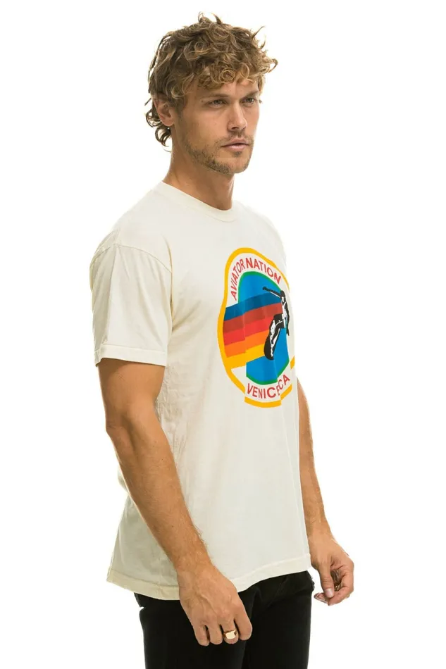 Men SIGNATURE TEE 8211 VINTAGE WHITE Aviator Nation Tees Men SIGNATURE TEE 8211 VINTAGE WHITE Aviator Nation Tees