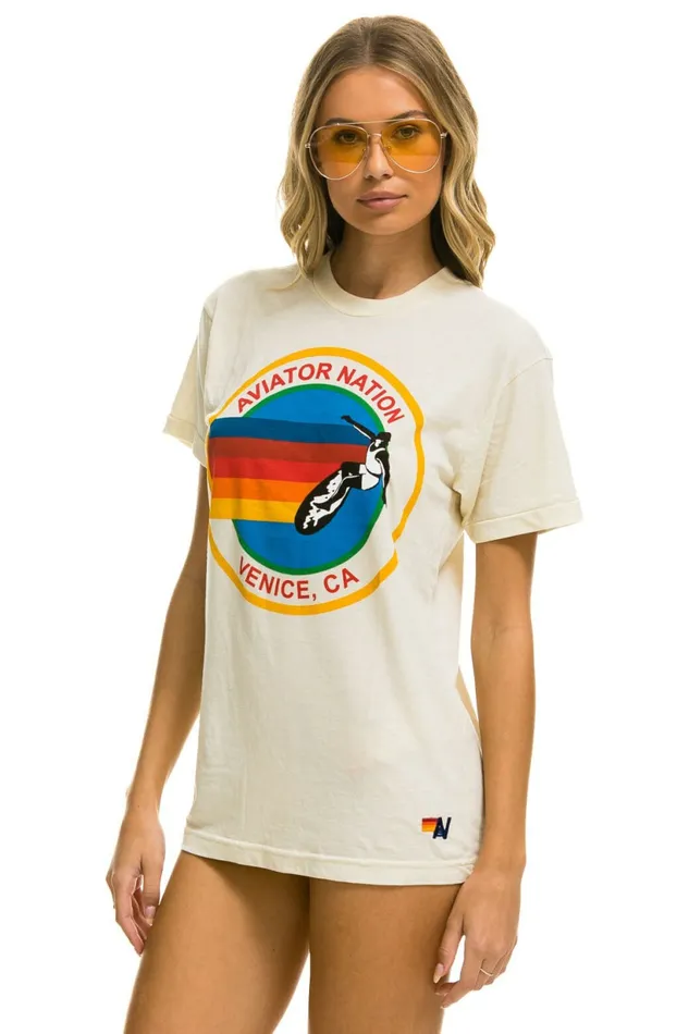 Men SIGNATURE TEE 8211 VINTAGE WHITE Aviator Nation Tees Men SIGNATURE TEE 8211 VINTAGE WHITE Aviator Nation Tees