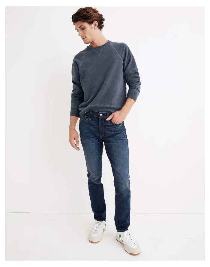 Men Slim Authentic Flex Jeans In Baxley Wash Baxley Madewell Jeans
