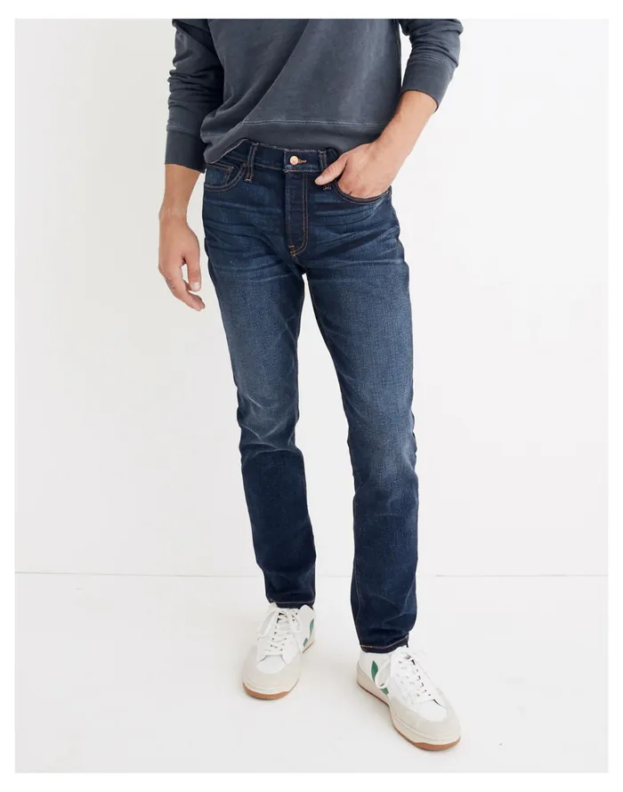 Men Slim Authentic Flex Jeans In Baxley Wash Baxley Madewell Jeans Men Slim Authentic Flex Jeans In Baxley Wash Baxley Madewell Jeans