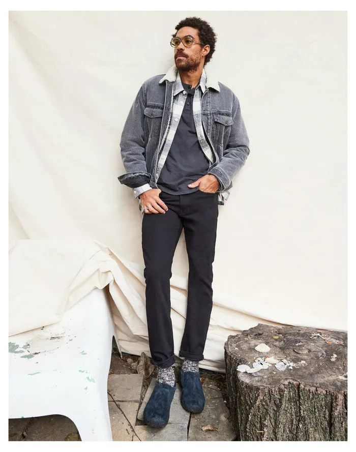 Men Slim Jeans In Black Wash Black Madewell Jeans Men Slim Jeans In Black Wash Black Madewell Jeans