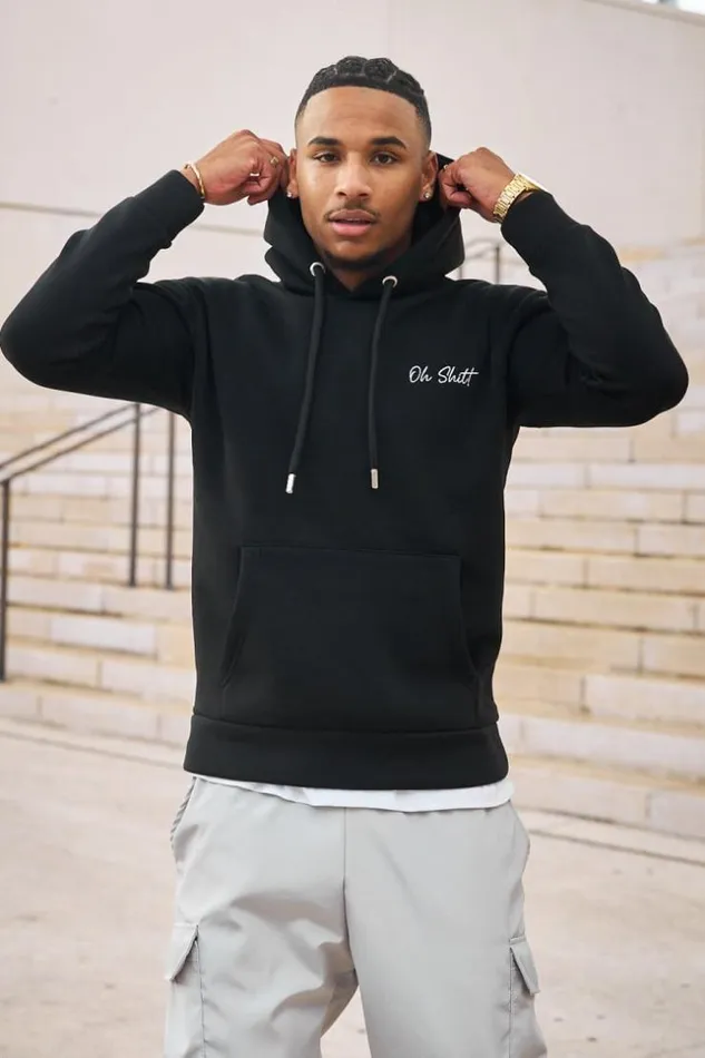 Men Sweat Capuche Noir 034Oh Shit 034 Black Brentiny Paris Sweatshirts and Pullovers Men Sweat Capuche Noir 034Oh Shit 034 Black Brentiny Paris Sweatshirts and Pullovers
