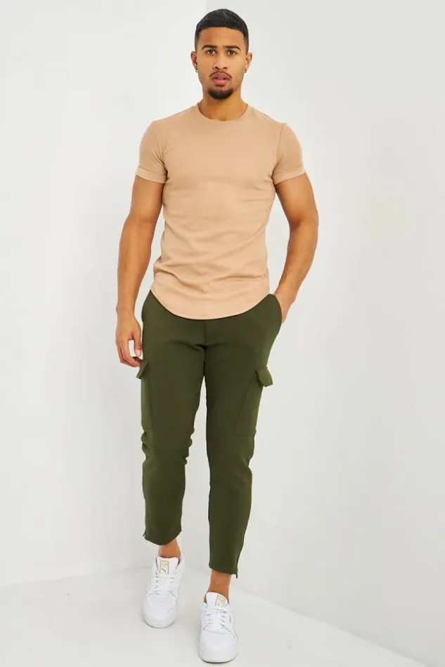 Men TShirt Ctel Beige Fonc Manches Courtes Revers Darkbeige Brentiny Paris TShirts Men TShirt Ctel Beige Fonc Manches Courtes Revers Darkbeige Brentiny Paris TShirts