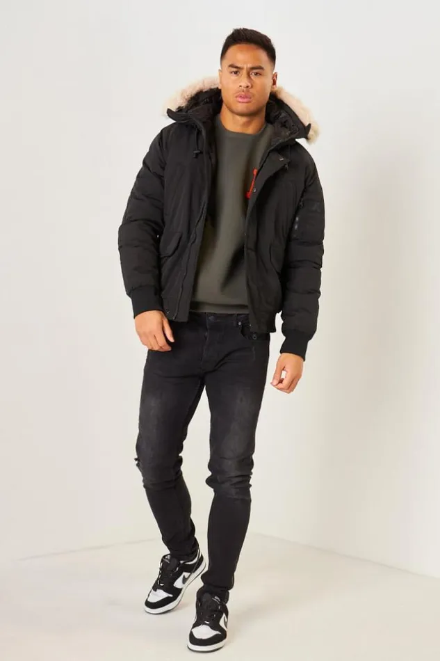 Men TShirt Marron pais Relief Black Brentiny Paris Parkas And Down Jackets