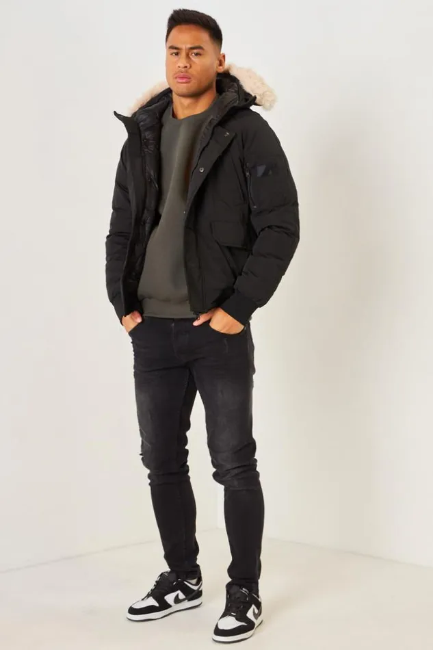 Men TShirt Marron pais Relief Black Brentiny Paris Parkas And Down Jackets