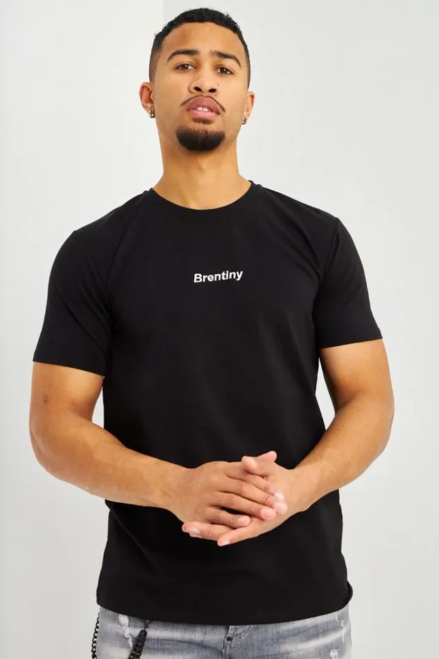 Men TShirt Noir Brentiny Black Brentiny Paris TShirts