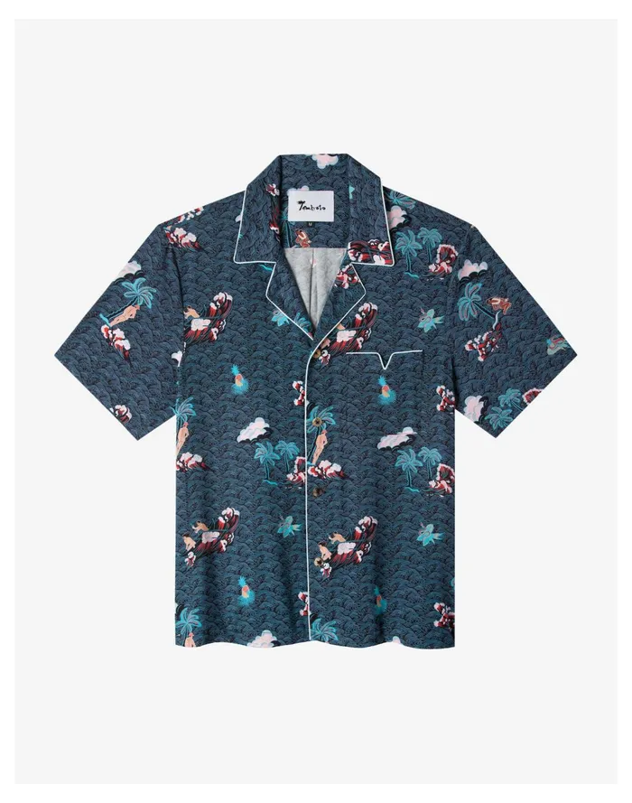 Men Tombolo Playa Of Eden Navy Madewell Shirts