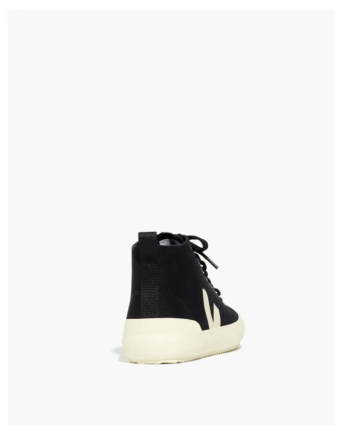 Men Veja Nova High Top Sneakers In Canvas Black Pierre Madewell Sneakers Men Veja Nova High Top Sneakers In Canvas Black Pierre Madewell Sneakers