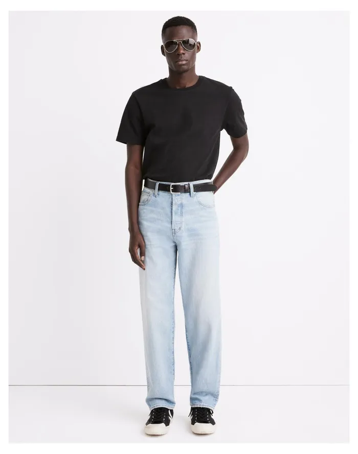 Men Vintage Straight Jeans In Becklow Wash Becklow Wash Madewell Jeans