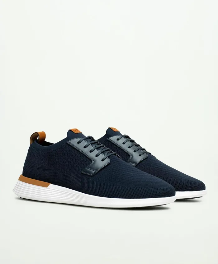 Men Wolf and Shepherd Swiftknit Derby Navywhite Brooks Brothers Shoes