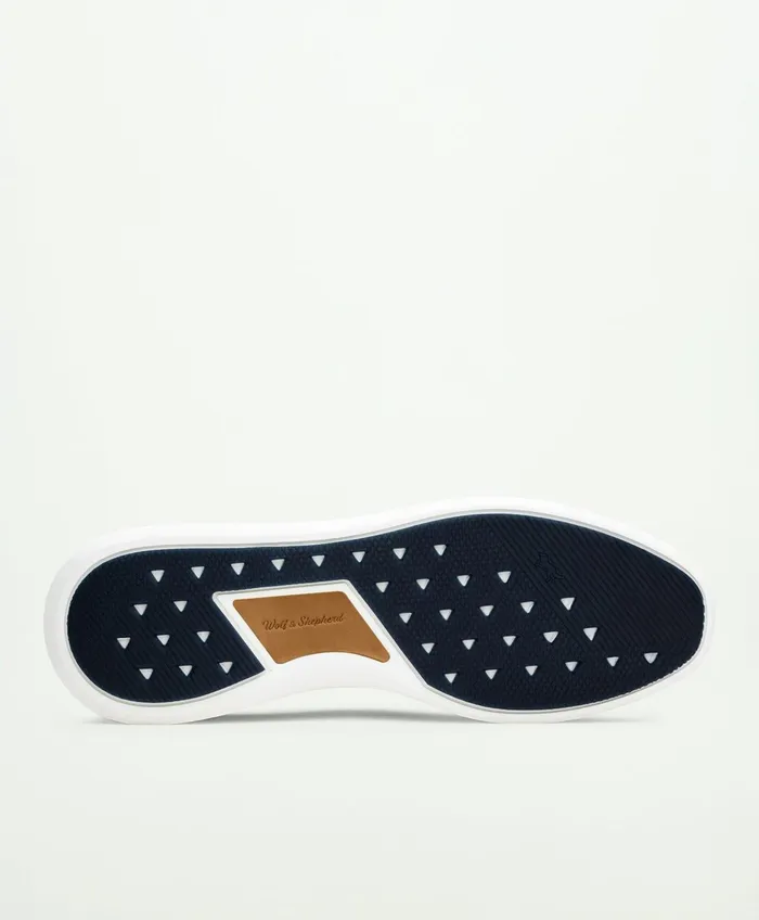 Men Wolf and Shepherd Swiftknit Derby Navywhite Brooks Brothers Shoes