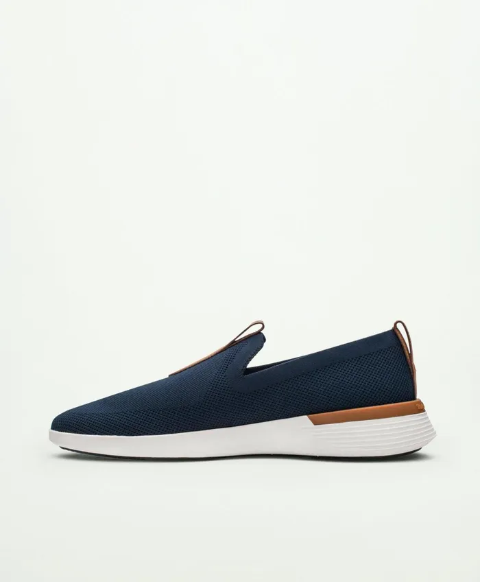 Men Wolf and Shepherd Swiftknit Loafer Navywhite Brooks Brothers Shoes