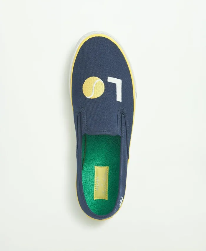 MenWomen Sperry X Brooks Brothers 034Love034 Slip On Navy Brooks Brothers Shoes and Belts