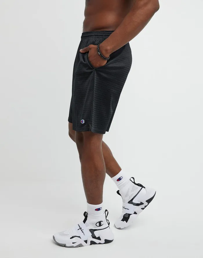 Mesh Shorts 9034 Black Men Champion Shorts