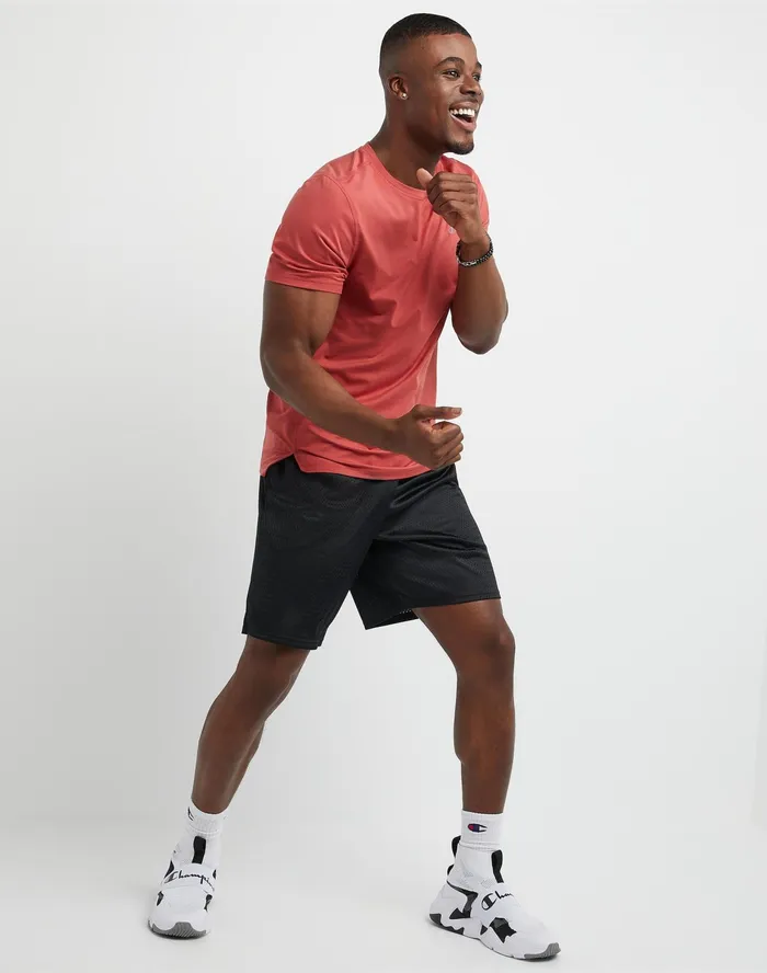 Mesh Shorts 9034 Black Men Champion Shorts