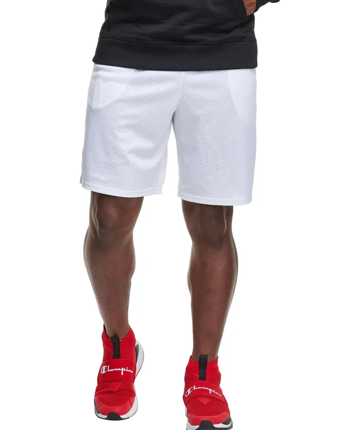 Mesh Shorts 9034 White Men Champion Shorts