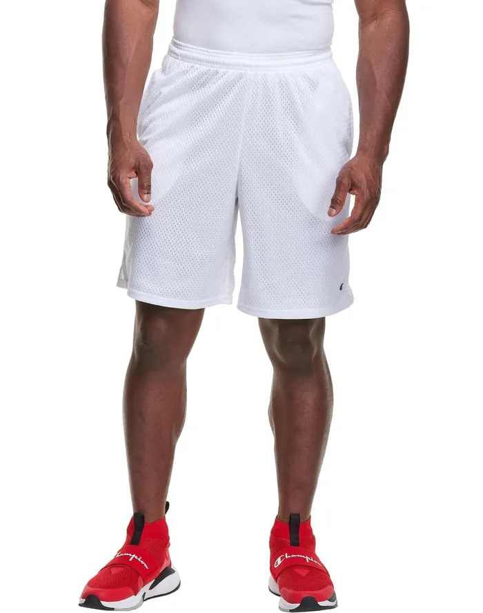 Mesh Shorts 9034 White Men Champion Shorts