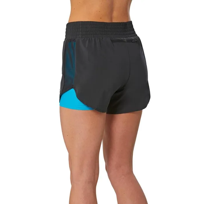 Mizuno 2in1 45 Short Blackmaui Blue Women Shorts Mizuno 2in1 45 Short Blackmaui Blue Women Shorts